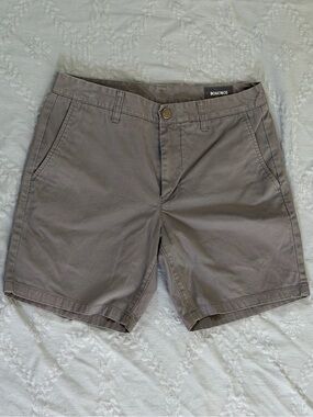 Bonobos | Stretch Washed Chino Shorts | Graphite | 7" Inseam | Size 31